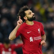 Mohamed Salah logró marcar 25 goles con el Liverpool por cuarta temporada consecutiva.