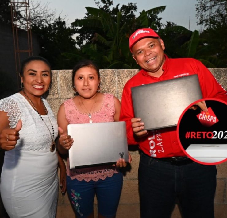 Rolando Zapata asegura que con la Coalición Fuerza y Corazón por México habrá más apoyos educativos