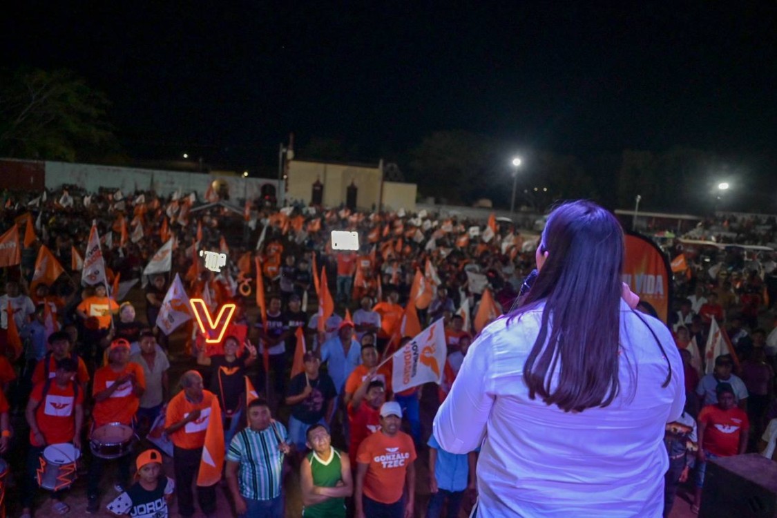 Vida Gómez Herrera recibe el respaldo de la ciudadanía en Sacalum, Halachó y Tixkokob