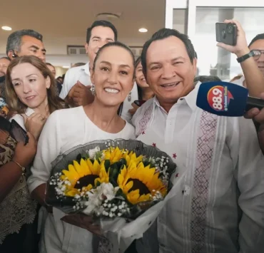 Sheinbaum protagoniza un encuentro de expectativas y apoyo popular en Mérida