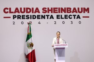 La Presidenta Electa de México, dirigió un mensaje que abordó desde dos grandes ejes: la transformación de México y las mujeres. “México ejerció su derecho al voto y desde mi punto de vista plasmó dos mandatos claros y contundentes, el primero es tiempo de transformación en segundo es tiempo de mujeres”.