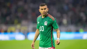 Orbelín Pineda abrió el marcador, en la tercera etapa de Javier Aguirre, como estratega de la Selección Mexicana. 