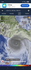 El huracán Erick se acerca con peligrosidad a las costas de Oaxaca, mientras la población se prepara para su posible impacto. Foto: Protección Civil.